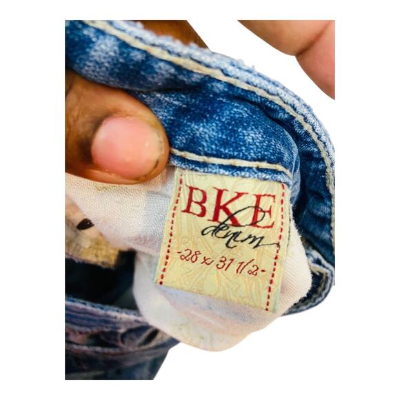 BKE Denim Womens Kate Bootcut Jeans Size 28x31.5 Blue Distressed Medium Wash - Picture 6 of 6